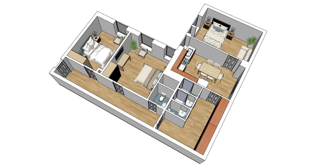 Flatista Homes - Central Station - 3Br München Ngoại thất bức ảnh