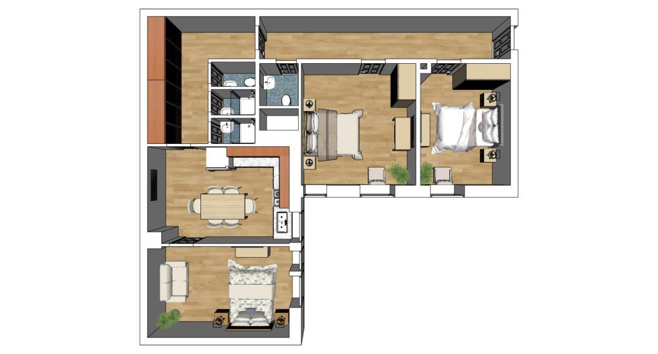 Flatista Homes - Central Station - 3Br München Ngoại thất bức ảnh